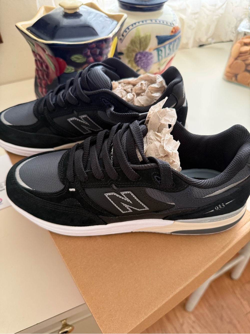 New Balance Black and Gray 993-Style Men's Sneaker